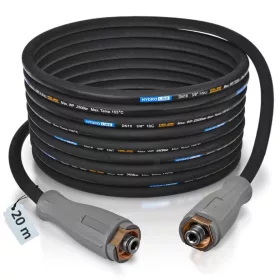  Furtun profesional de înaltă presiune HydroLine DN10, 20 m, 250 bar, 155°C, cu conectori TR22 cu sistem de blocare rapidă Easy!Lock, compatibil aparate de spălat cu presiune KARCHER HD/HDS