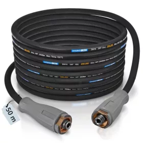   HydroLine DN10, furtun hidraulic de înaltă presiune 50 m, 250 bar, cu conectori TR22 tip K-Lock compatibili Easy!Lock pentru aparate de spălat cu presiune KARCHER HD / HDS, apă rece / caldă până la 155°C, debit ≥ 1200 l/h