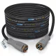 Furtun profesional înaltă presiune HydroLine DN10 2SC, 15 m, 400 bar, 155°C, TR22–TR22 K-Lock, compatibil Easy!Lock Karcher HD/HDS