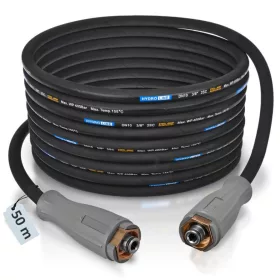   HydroLine DN10 2SC furtun hidraulic de înaltă presiune 50 m, 400 bar, dublă armătură din oțel împletit, 155°C, racorduri TR22 K-LOCK compatibile Easy!Lock pentru aparate de spălat cu presiune KARCHER HD/HDS