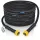 Furtun profesional spălătorie auto HydroLine DN10 1SC, 15 m, 250 bar, Ø10 mm, racorduri inox M22x1,5, apă rece/caldă până la 155°C
