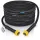 Furtun profesional de înaltă presiune HydroLine DN10, 25 m, 250 bar, oțel inoxidabil, racorduri M22x1,5 pentru aparate de spălat cu presiune, compatibil KARCHER HD/HDS, KRANZLE, apă caldă până la 155 °C, debit peste 1200 l/oră