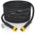 Furtun profesional de înaltă presiune HydroLine DN10 (3/8"), 45 m, 250 bar, INOX, 155 °C, racorduri M22x1,5 pentru spălătoare cu apă rece și caldă