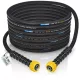 Furtun profesional de spălare HydroLine DN10 2SC, 5 m, 400 bar, 155°C, cu racorduri din oțel inoxidabil M22x1,5 pentru aparate de spălat cu presiune