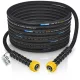 Furtun hidraulic de înaltă presiune HydroLine DN10 2SC, 10 m, 400 bar, cu racorduri din oțel inoxidabil (INOX) M22x1,5 pentru spălătoare cu presiune KARCHER HD/HDS și KRANZLE, pentru apă caldă și rece, debit recomandat peste 1200 l/h