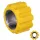 Conector mamă furtun înaltă presiune Karcher HD/HDS, scurt, galben, din oțel inoxidabil, filet metric M22x1,5 mm, lungime 20 mm