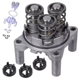   Set ghidaj piston pentru pompă aparat de spălat cu presiune Karcher K4/K5, diametru 12 mm (D12), original, set complet pistoane și garnituri, cod 9.013-340.0