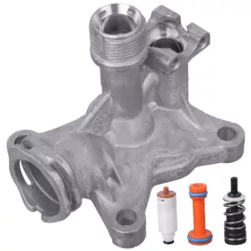   Set complet cap de pompă original Karcher 4.101-170.0 cu supapă de siguranță pentru aparate de spălat cu presiune K4 / K5 Power Control / Premium Power Control