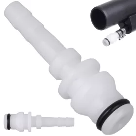   Conector rapid pentru furtun apă cu detergent pentru aspirator-extractor Karcher Puzzi 100 / Puzzi 200 / Puzzi 300 / ProPuzzi 400 / Puzzi 10/1, fișă (plug) cu cuplare rapidă, cod 4.443-019.0 / 4301-014.0