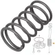 Arc de ghidare piston pentru aparat de spălat cu presiune Karcher HD/HDS, 65 × 37,5 mm, piesă originală, cod OEM 5.332-403.0