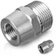 Adaptor reducție din oțel inoxidabil M22x1,5 mamă – 1/4" tată, 500 bar, compatibil cu sisteme de spălare cu presiune înaltă Karcher, pentru lănci și accesorii cu filet 1/4"