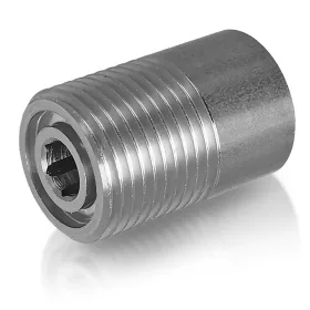   Adaptor profesional din oțel inoxidabil pentru suport duză, presiune 500 bar, filet 1/4" F la M18 M, compatibil aparate de spălat cu presiune Karcher HD/HDS