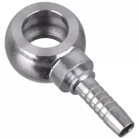   Racord furtun hidraulic/pneumatic DN10, capăt inelar pivotant pentru șurub străpuns 1/2", oțel galvanizat
