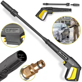 Pisztoly + szórószár + Vario fúvóka készlet Karcher K2–K7 mosókhoz (Quick Connect)
