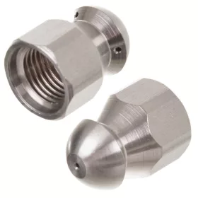 Duză de Curățare Canalizare 1/4″ (3+1 Jeturi) din Inox