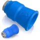 Suport duze MTM 1/4" din oțel inoxidabil AISI 303 cu înveliș din cauciuc, pentru spălătorii auto cu autoservire, culoare albastră