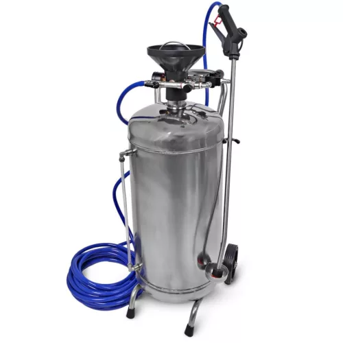 Habositor Pneumatic Profesional cu Spumă, Rezervor 25 L din Oțel Inoxidabil pentru Spălarea Camioanelor, TIR‑urilor, Remorcilor și Utilajelor Agricole, Utilizare cu Compresor de Aer