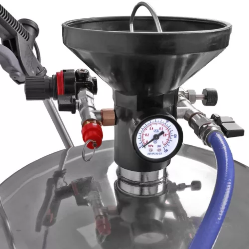 Habositor Pneumatic Profesional cu Spumă, Rezervor 25 L din Oțel Inoxidabil pentru Spălarea Camioanelor, TIR‑urilor, Remorcilor și Utilajelor Agricole, Utilizare cu Compresor de Aer