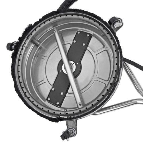 Cap profesional curățare pavaj T-RACER 18" INOX, 275 bar, 600–1800 l/h, aspirare automată apă, racord 1/4", duze 065, furtun evacuare 10 m