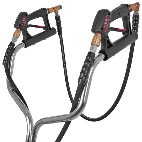 Cap profesional curățare pavaj T-RACER 18" INOX, 275 bar, 600–1800 l/h, aspirare automată apă, racord 1/4", duze 065, furtun evacuare 10 m