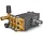 Pompă axială profesională cu arbore principal, supapă de deviere BY-PASS integrată, 24 l/min, 155 bar, ax 24 mm, 1450 rpm, 7,5 kW, 3 pistoane ceramice, cap din alamă forjată pentru spălător cu presiune înaltă