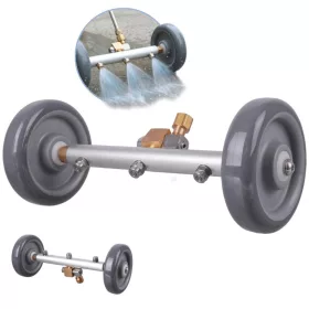   Cap de spălare pentru pavaj și șasiu auto, tip T-Racer, cu 3 duze cu jet plat 045 (3x015), presiune maximă 275 bar, racord filetat interior 1/4", temperatură maximă apă 90°C, compatibil aparate de spălat cu presiune Kärcher HD/HDS și Kranzle