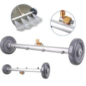  Cap de spălare pavaj și șasiu auto cu 4 duze jet plat, 275 bar, 90°C, racord interior 1/4", compatibil aparate profesionale Karcher HD/HDS și Kränzle