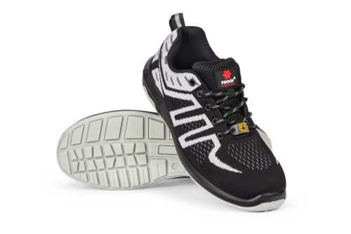 Pantofi de protecție KAPS5 ESD S1, textil gri respirabil, antistatic și antiderapant, 46