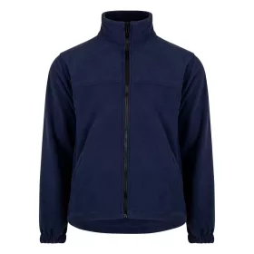   Pulover unisex din fleece polar albastru marin, calitate superioară și izolare termică excelentă