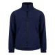 Pulover unisex din fleece polar albastru marin, calitate superioară și izolare termică excelentă, 3XL