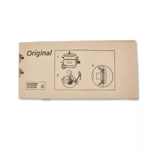 Set de 10 Sacii de Hârtie Originali Nilfisk pentru Aspiratoare GD 930 / GD 950 (Cod produs: 140 7015 040)