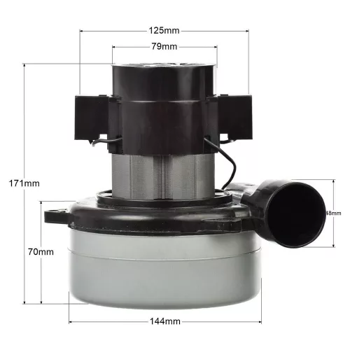 Motor de Aspirație 24V 500W Compatibil cu Karcher, Colombus, Comac, Nilfisk și Numatic
