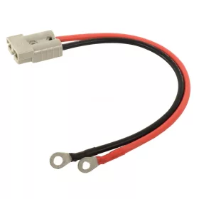 Conector Baterie 50A cu Cablu M8, 600V, 30cm, Plastic