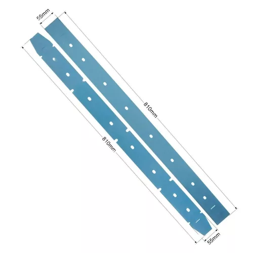 Set lamele de aspirație din poliuretan pentru GANSOW CT 45 C50 / B50, 810 mm