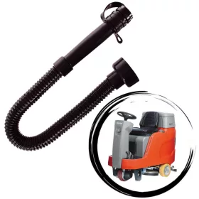   Conductă de Evacuare Apă Murdară pentru HAKO SCRUBMASTER B 75 R, 770 mm, 38 mm Diametru