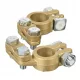 Conectori Universali din Alamă pentru Baterie 500A (Set de 2 bucăți, Compatibil cu Stâlpi de 17mm+ și 19mm-, Diametru Maxim Fir Conector 8mm, Interval de Temperatură de Funcționare -40°C până la +90°C)