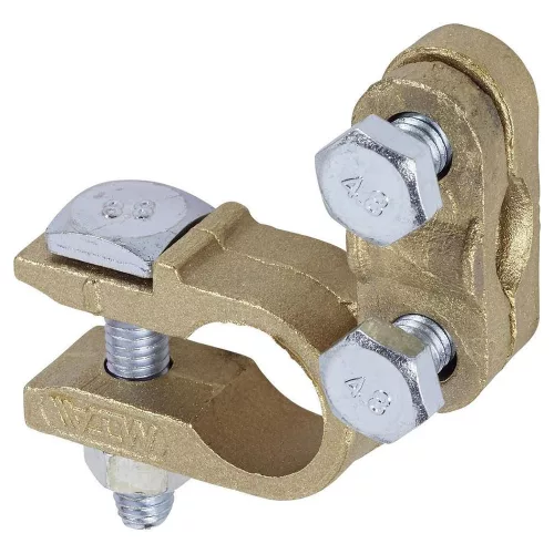 Conectori Universali din Alamă pentru Baterie 500A (Set de 2 bucăți, Compatibil cu Stâlpi de 17mm+ și 19mm-, Diametru Maxim Fir Conector 8mm, Interval de Temperatură de Funcționare -40°C până la +90°C)