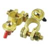 Conector Universal din Alamă pentru Baterii Auto, Capacitate Maximă 500A, Compatibil cu Stâlpi Standard