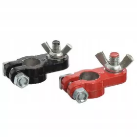   Conector Universal pentru Baterie 500A, Material Zinc, Compatibil cu Stâlpi Standard (17mm+ și 19mm-), Interval de Temperatură -40°C până la +90°C