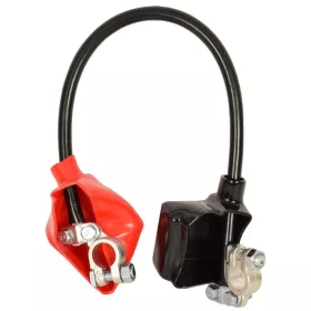   Cablu de Conectare Acumulator 30 cm 600A cu Conectori din Zinc și Cupru
