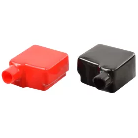   Capac Conector Baterie din Cauciuc Polipropilenic, 55x55x30 mm, pentru Șuruburi Unghiulare