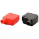 Capac Conector Baterie din Cauciuc Polipropilenic, 55x55x30 mm, pentru Șuruburi Unghiulare