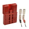 Dop/Conector Baterie Tip Vechi 175A, Culoare Roșie, Material Plastic, Compatibil cu Baterii și Redresoare