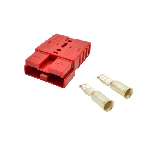 Dop/Conector Baterie Tip Vechi 175A, Culoare Roșie, Material Plastic, Compatibil cu Baterii și Redresoare