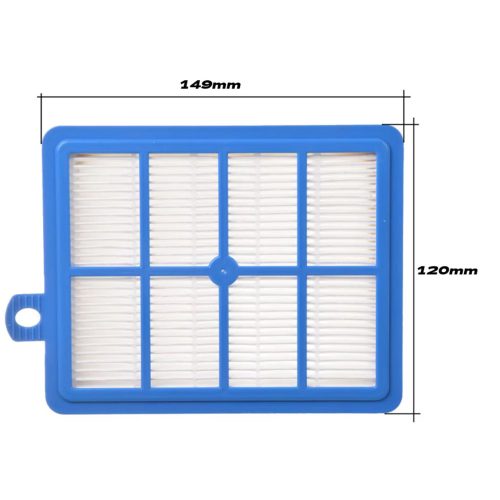 Filtru HEPA 120x149x25mm, Celuloză-Gel, Compatibil Electrolux, Philips, Tornado, Volta, Kenmore