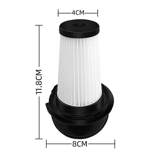 Filtru Nețesut cu Guler din Cauciuc pentru Aspiratoare TEFAL și ROWENTA, Dimensiuni 11,5 cm x 8 cm x 4 cm