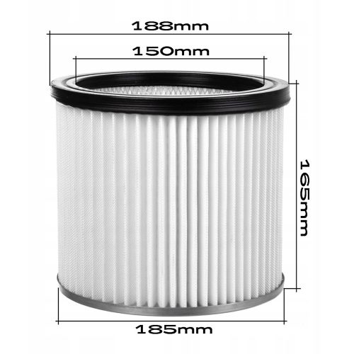 Filtru Poliester Lavabil PL-MA-047 pentru Aspiratoare Multimarcă, Compatibil Parkside, Rowenta, Lavor, Dexter, Aqua Vac, FAM, GOBLIN