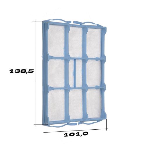 Filtru de Praf Sintetic VZ01MSF pentru Aspiratoare Bosch și Siemens - Dimensiuni 101mm x 138mm