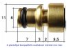 Pistol de Înaltă Presiune cu Duza Reglabilă și Conector Rapid de 8 mm pentru Bosch AQT AQUATAK și Black & Decker