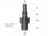 Pistol de Înaltă Presiune cu Duza Reglabilă și Conector Rapid de 8 mm pentru Bosch AQT AQUATAK și Black & Decker
